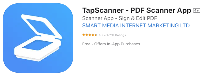 TapScanner by Smart Media